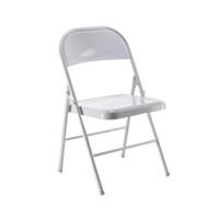 Jemini Metal Folding Chair White KF73588