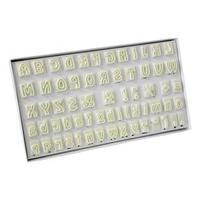 jem alphabet cutters for sugarcraft and cake decorating set of 64