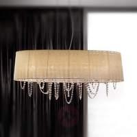 jevana hanging light gold plated with decorations