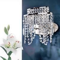 Jevana Wall Light Sparkling with Crystal Hangings