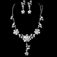 Jewelry Set Women\'s Anniversary / Wedding / Engagement / Birthday / Gift / Party / Special Occasion Jewelry Sets AlloyRhinestone / Cubic