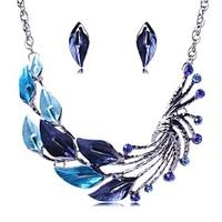 jewelry set womens party jewelry sets alloy necklaces earrings silver