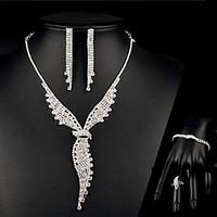 Jewelry Set Women\'s Anniversary / Wedding / Birthday / Gift / Party / Special Occasion Jewelry Sets Rhinestone CrystalBracelets / Rings /