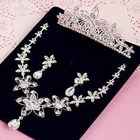 Jewelry Set Women\'s Anniversary / Wedding / Engagement / Birthday / Gift / Party / Special Occasion Jewelry Sets Alloy / Rhinestone