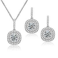 jewelry necklaces earrings bridal jewelry sets cubic zirconia wedding  ...