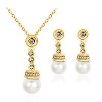 jewelry set earrings set necklace euramerican fashion rhinestone alloy ...