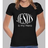 jesus is my hero t shirt black woman