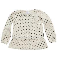 Jersey Polka-dot Top - Beige quality kids boys girls