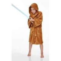 Jedi Star Wars Fleece Robe Tan - Kids Large /homeware