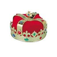 Jewelled Fabric Queens Crown
