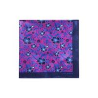 Jeff Banks Magenta Bold Floral Pocket Square 0 MAGENTA