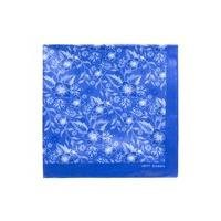 Jeff Banks Blue Bold Floral Pocket Square 0 Blue