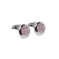 Jeff Banks Pink Enamel Cufflink 0 Pink