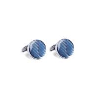 Jeff Banks Blue Wave Cufflink 0 Blue