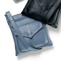 Jeans Blue Leather Cross­body Bag