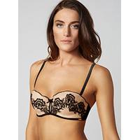 Jennifer embroidered balconette bra