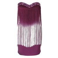 jewel fringe bandeau dress