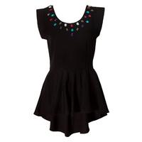 Jewel Peplum Top