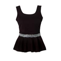 Jewel Band Peplum Top