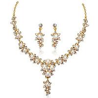 jewelry set fashion white necklaceearrings wedding 1set necklaces earr ...