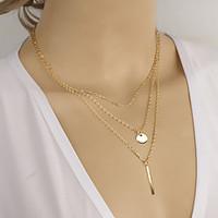 Jewelry Pendant Necklaces / Chain Necklaces / Layered Necklaces Party / Daily / Casual Alloy 1pc Women Wedding Gifts