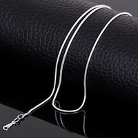 Jewelry Chain Necklaces Wedding / Party / Daily / Casual Titanium Steel 1pc Women / Men Wedding Gifts