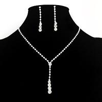 jewelry set drop earrings pendant necklaces fashion european simple st ...