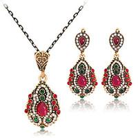 jewelry set earrings set necklace euramerican fashion rhinestone alloy ...