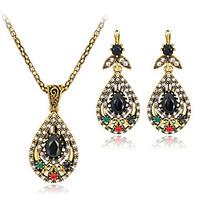 jewelry set earrings set necklace euramerican fashion rhinestone alloy ...