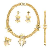 jewelry set earrings set necklace euramerican fashion rhinestone alloy ...