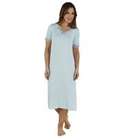 Jersey Short Sleeve V-neck Nightdress