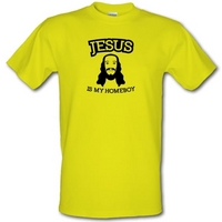 Jesus Is My Homeboy male t-shirt.