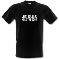 Je Suis Hold The Door male t-shirt.