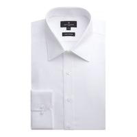 Jeff Banks White Dobby Regular Fit Shirt 17.5 White