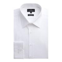 Jeff Banks White Easy Care Poplin Regular Fit Shirt 19 White
