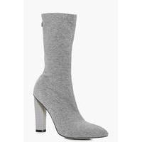 Jersey Sock Boot - grey