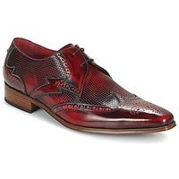 jeffery west punch appron gibson mens smart formal shoes in red