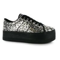 Jeffrey Campbell Play Zomg Leopard Print Trainers