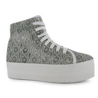 jeffrey campbell play homg lace platform shoes