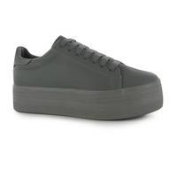 Jeffrey Campbell Play Stan Leather Look Trainers