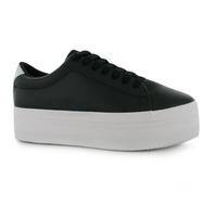 Jeffrey Campbell Play Stan Leather Look Trainers