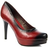 Jezzi Czerwone NA Platformie Cieniowane women\'s Court Shoes in red
