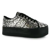 Jeffrey Campbell Play Zomg Leopard Print Trainers