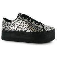 Jeffrey Campbell Play Zomg Leopard Print Trainers