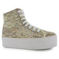 jeffrey campbell play homg lace platform shoes