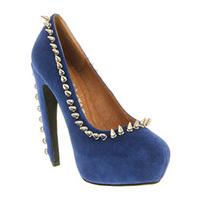 jeffrey campbell madame high heel blue suede