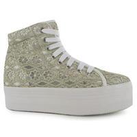 jeffrey campbell play homg lace platform shoes