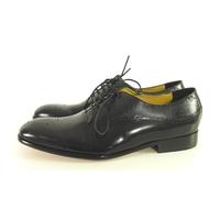 Jeffery West for Marks & Spencer Size 9 Black Leather Brogue Shoes