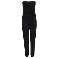 JERSEY STRAPLESS JUMPSUIT