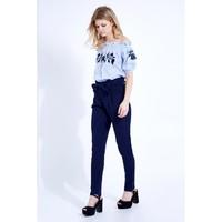 JERSEY CREPE PEG LEG TROUSER